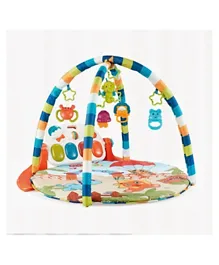 Little Angel 2 in 1 Musical Round Activity Play mat - Multicolour