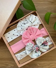 The Girl Cap Baby Headband Gift Set Multi Color - Pack of 3