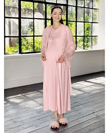 Bella Mama Maternity Nightwear - Pink