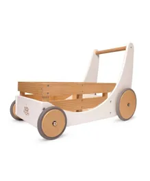 Kinderfeets Toy Cargo Walker - Brown & White