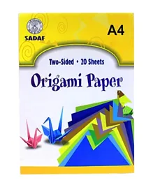 Sadaf Two Sided Origami Papers - 20 Sheets
