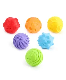 Moon Sensory Textured Toy Balls - Pack of 6