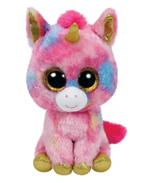 TY Beanie Boos Unicorn Fantasia Pink Medium - 9 Inches