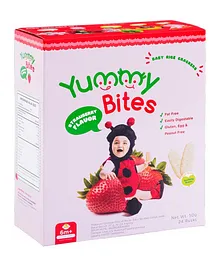 Yummy Bites Rice Cracker Strawberry Flavor