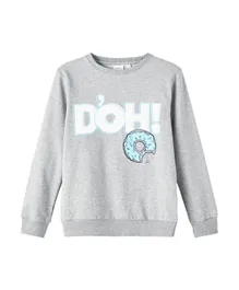 Name It Doh Sweatshirt - Grey Melange