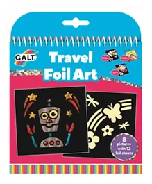Galt Toys Travel Scratch Foil Art - 12 Sheets