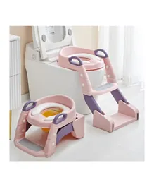 BAYBEE Vega 3 In 1 Western Toilet Potty Seat for Kids - Pink