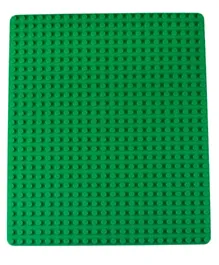لوح قاعدة مكعبات كبير قابل للتكديس من ستريكتلي بريكس 16.25 × 13.75 - لون أخضر