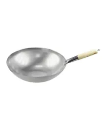 Chefset Chinese Wok Silver - 36cm