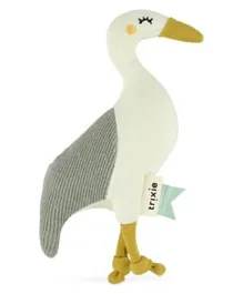 Trixie Heron Squeaker Rattle - White