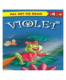 Om Kidz All Set To Read Violet  Paperback- 32 pages