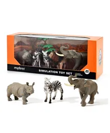 Mideer Safari Animal Collectibles - 5 Pieces