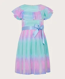 Monsoon Children Ombre Pleated Dress - Multicolor