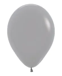 Sempertex Round Latex Balloons Fashion Grey - Pack of 50