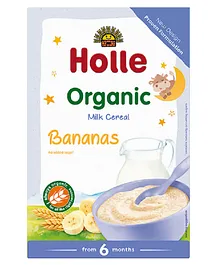 Holle Organic Milk Wholegrain Cereal with Bananas - 250g