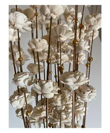 CherryPick Coco White Flower Stems - 20 Pieces