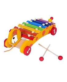 Highland Wooden Musical Xylophone Pull Along Toy