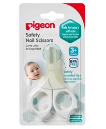 Pigeon Safety Nail Scissors - White