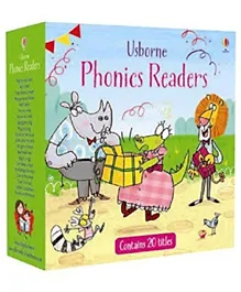Usborne Phonics Readers Paperback  20 Books Collection Box Set - English