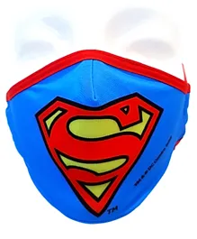 DC Comics Superman Kids Adjustable Face Mask Sup2Ki Multicolor - Pack of 3