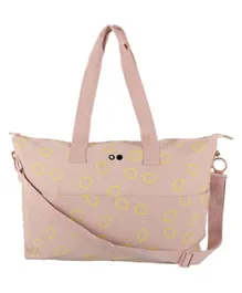Trixie Mommy Tote Bag Lemon Squash Design - Dusty Pink