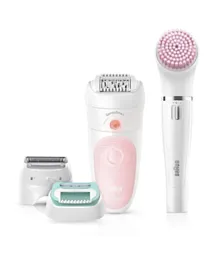 Braun Silk-Epil Beauty Set 4-in-1 Cordless Wet and Dry Hair Removal Epilator
