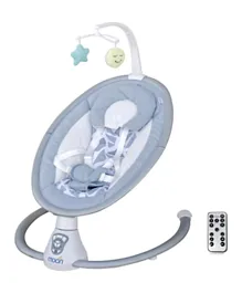 Moon Baby Swing with Music - Blue