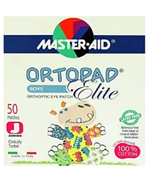 Ortopad Orthopedic Boys Junior Eye Patches - 50 Pieces