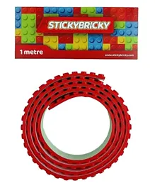 Sticky Tape BLOCK TAPE 1 METER Asstd - Multicolour