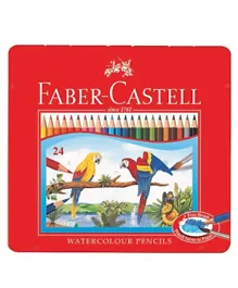 Faber Castell Water Colour Pencils - 24 Pieces