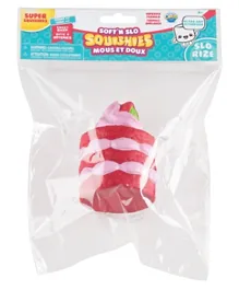 ORB Soft'n Slo Squishies Series 1 Sweet Shop Super Strawberry Cherry Layer Cake - Pink