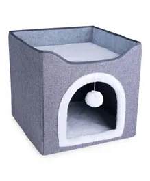 PAN Home Toffie Cat House - Grey