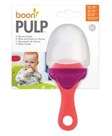 Boon Pulp Silicone Feeder Magenta/Pink + Green/Grey - Pack of 2