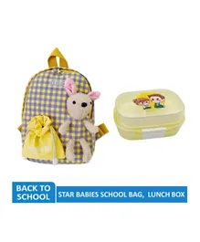 Star Babies Back to School Backpack & Lunch Box Combo - 10 Inch