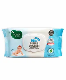 Mother Sparsh 98% Water Wipes - 80 Wipes
