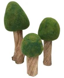 Papoose Summer Trees Green - 3 Pieces