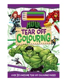 Marvel Avengers Hulk: Tear Off Colouring