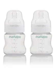 Mamajoo Feeding Bottle Silver Pack of 2 - 150 ml