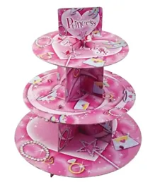 Party Centre Princess Cupcake Stand - Pink