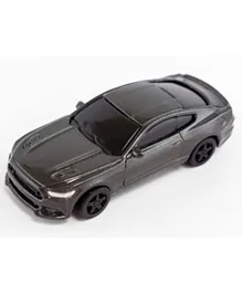 Maisto Die Cast 3 Pullback Real Gears 2015 Ford Mustang GT - Black
