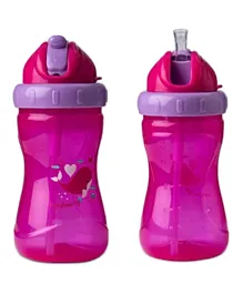 BAYBEE Baby Sipper Bottle Pink - 340mL