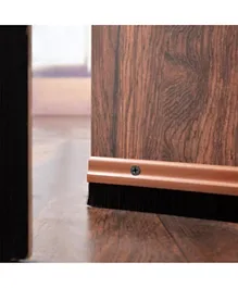 HomeBox Mirren Aluminium Body Door Seal With Nylon Brushes - 2 Pieces