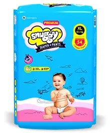 Snuggy Diaper Baby Premium Pant Size 5 - 54 Pieces