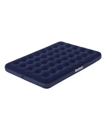 Bestway Flocked Double Air Bed With Air Pump - Navy Blue