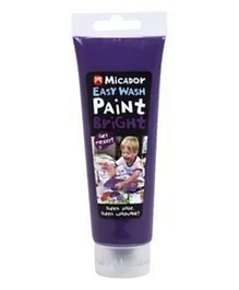 Micador junior Easy Wash Fluoro Paint Purple - 120ml