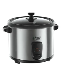 Russell Hobbs Rice Cooker and Steamer 1.8L 700W 19750JAS - Silver/Grey