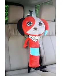 Happy Hop Buddyguard Dog Bobo Seat Belt Cushion- Red