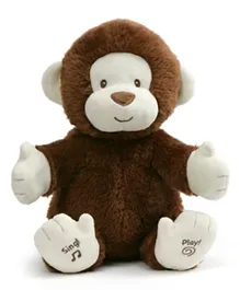 Gund Clappy Monkey Animated Brown - 30.48 cm