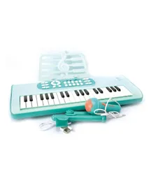 Blue Classic Piano 668-04 , Kids 3+ Enhances Motor Skills & Creativity , 49x16x4 cm Musical Instrument