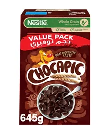 Nestle Chocapic Value Pack Whole Grain Chocolate Flavor Cereal - 645g